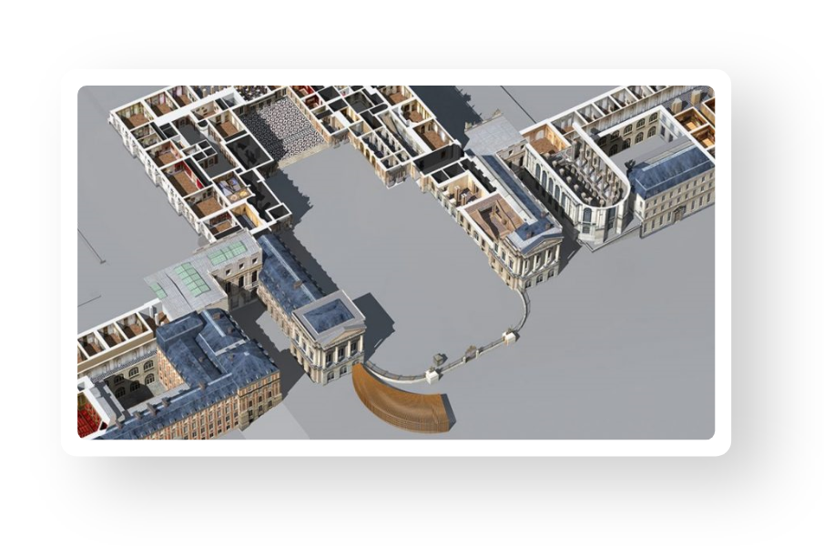 Maquette 3D du Château de Versailles
