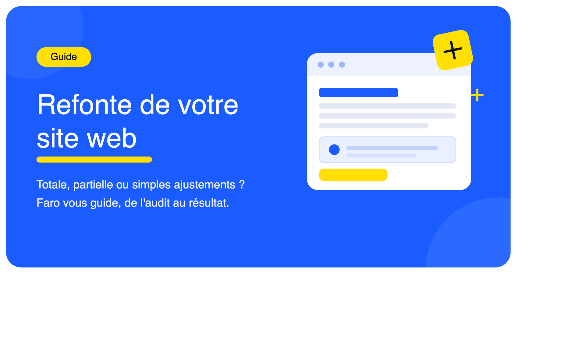 Au bout de combien de temps faut-il penser à la refonte de son site ?